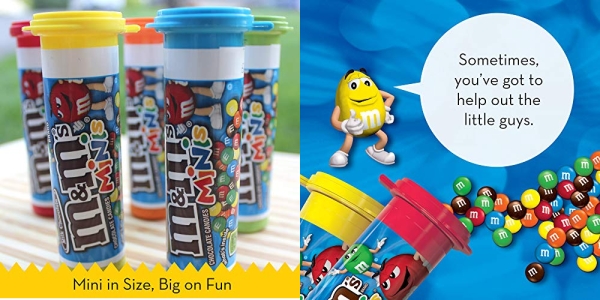 Purchase M&M'S MINIS Milk Chocolate Candy, 1.08-Ounce Tubes (Pack of 24) on Amazon.com