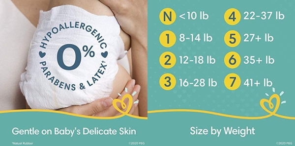 Purchase Diapers Size 3, 168 Count - Pampers Swaddlers Disposable Baby Diapers, ONE MONTH SUPPLY on Amazon.com