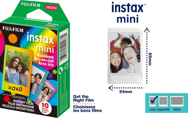 Purchase Fujifilm Instax Mini Rainbow Film - 10 Exposures on Amazon.com