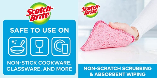 Purchase Scotch-Brite Dobie Scrub & Wipe Cloth, 2 Cloths on Amazon.com