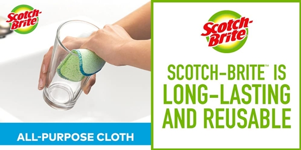 Purchase Scotch-Brite Dobie Scrub & Wipe Cloth, 2 Cloths on Amazon.com
