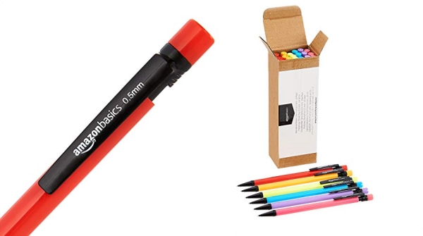 Purchase Amazon Basics Mechanical Pencils, Fine Point (0.5 mm) - 24-Pack on Amazon.com