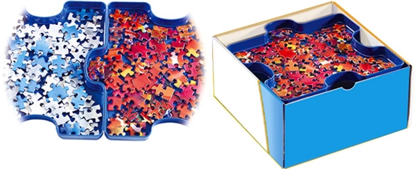 Purchase Ravensburger Sort and Go Jigsaw Puzzle Accessory - Sturdy and Easy to Use Plastic Puzzle Shaped Sorting Trays for Puzzles Up to 1000 Pieces on Amazon.com