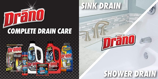 Purchase Drano Max Gel Drain Clog Remover and Cleaner for Shower or Sink Drains, Unclogs and Removes Hair, Soap Scum, Blockages, 80 oz on Amazon.com