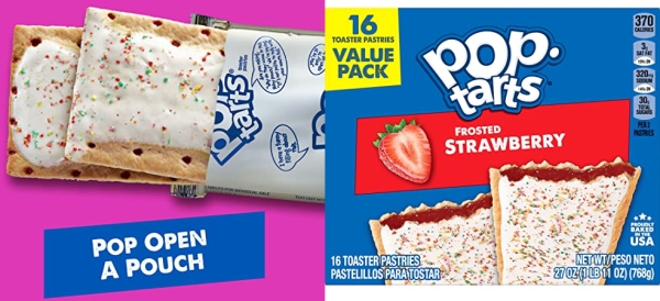 Purchase Pop-Tarts, Breakfast Toaster Pastries, Frosted Strawberry, Fun Snacks for Kids (64 Toaster Pastries) on Amazon.com
