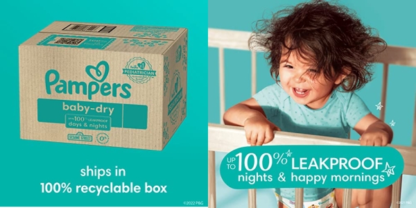 Purchase Diapers Newborn / Size 1 (8-14 lb), 252 Count - Pampers Baby Dry Disposable Baby Diapers, ONE MONTH SUPPLY on Amazon.com