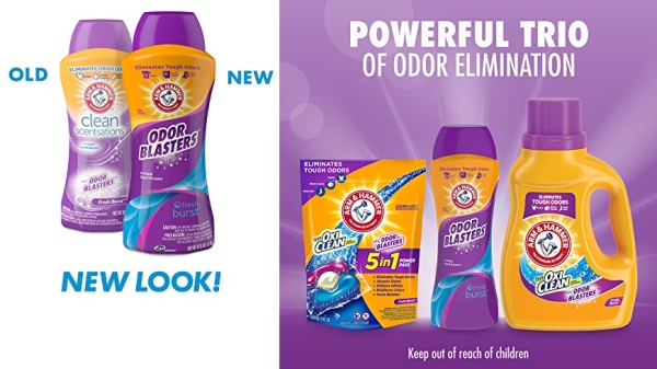 Purchase Arm & Hammer Clean Scentsations In-Wash Freshness Booster, Odor Blaster, 37.8 Ounce on Amazon.com
