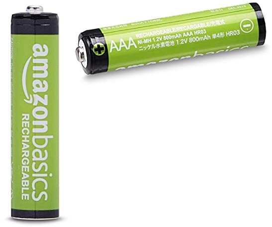 Purchase AmazonBasics AAA Rechargeable Batteries, Pre-charged - Pack of 12 on Amazon.com