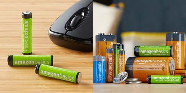 Purchase AmazonBasics AAA Rechargeable Batteries, Pre-charged - Pack of 12 on Amazon.com
