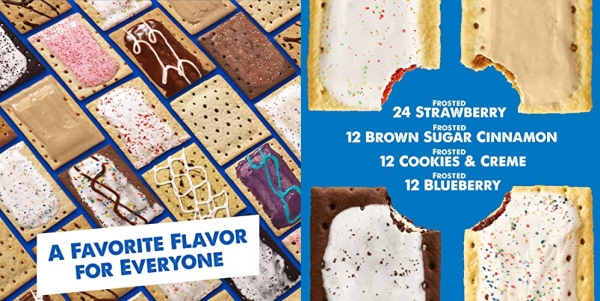 Purchase Pop-Tarts Four Flavor Variety Pack, 60 Count on Amazon.com