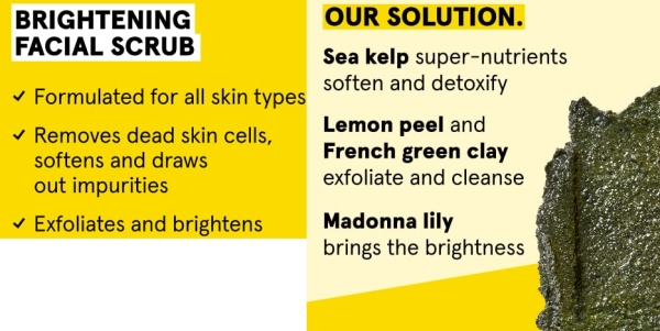 Purchase ACURE Brightening Facial Scrub - Softens, Detoxifies and Cleanses, All Skin Types, 4 Fl Oz on Amazon.com