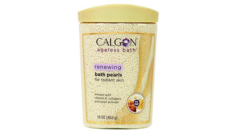 Purchase Calgon Ageless Bath Series Renewing Pearls (16-Ounce) at Amazon.com