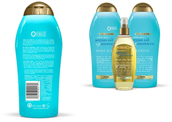 Purchase Ogx Beauty Ogx Radiant Glow Argan Oil Of Morocco Extra Hydrating Body Wash, 19.5 Oz on Amazon.com