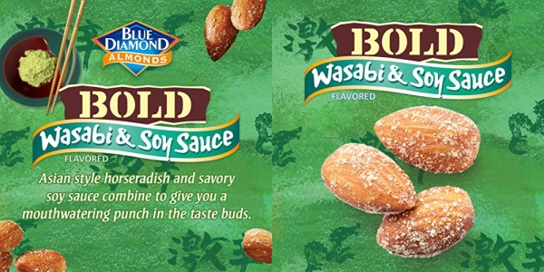 Purchase Blue Diamond Almonds, Bold Wasabi & Soy Sauce, 16 Ounce on Amazon.com