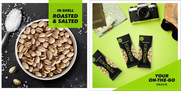 Purchase Wonderful Pistachios, Roasted and Salted, 1.5 Ounce Bags (Pack of 9) on Amazon.com