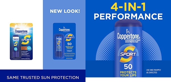 Purchase Coppertone SPORT Sunscreen Lip Balm Broad Spectrum SPF 50 (0.13 Ounce) on Amazon.com