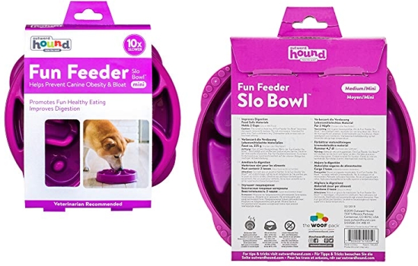 Purchase Outward Hound Fun Feeder Slo Bowl - Slow Feeder Dog Bowl on Amazon.com