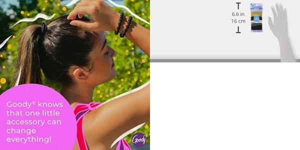 Purchase Goody Women's Hair Ouchless 2 mm Elastics, Neutral, 50 Count on Amazon.com