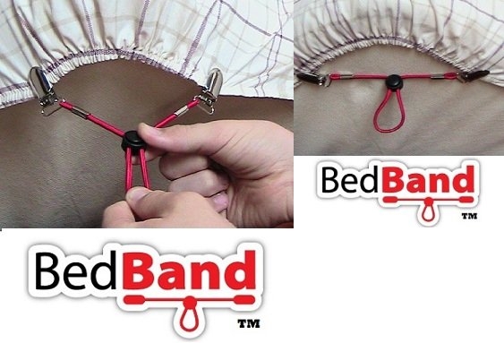 Purchase Bed Bands, Bed Sheet Holders, Black, 1 Pack (4 Bands) on Amazon.com