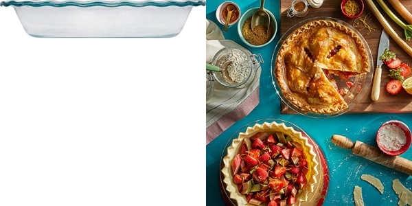 Purchase Pyrex Easy Grab Glass 9.5 Inch Pie Plate (2-Pack) on Amazon.com