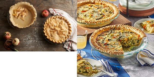 Purchase Pyrex Easy Grab Glass 9.5 Inch Pie Plate (2-Pack) on Amazon.com