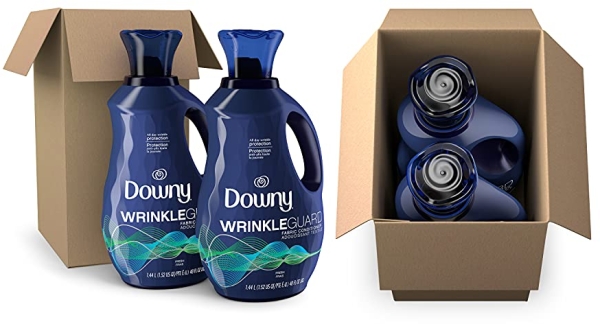 Purchase Downy Wrinkleguard Liquid Fabric Conditioner (Fabric Softener), Fresh Scent, 48 Oz Bottles, 2 Pack, Wrinkle Guard Bottles on Amazon.com
