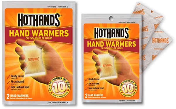 Purchase HotHands Hand Warmers - Long Lasting Safe Natural Odorless Air Activated Warmers - Up to 10 Hours of Heat - 3 Pair on Amazon.com