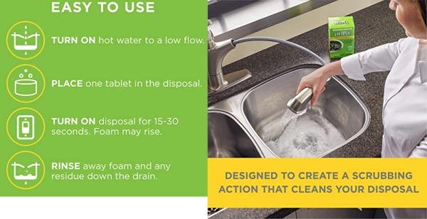 Purchase Affresh Garbage Disposal Cleaner, Removes Odor Causing Residues, U.S. EPA Safer Choice Certified, 3 Tablets on Amazon.com