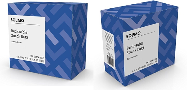 Purchase Amazon Brand - Solimo Snack Storage Bags, 300 Count on Amazon.com