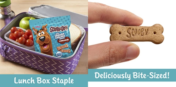 Purchase Kellogg's Scooby-Doo! Graham Cracker Snacks, Cinnamon, Made with Whole Grain, 40oz Case (40 Count) on Amazon.com