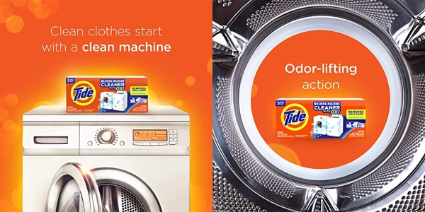 Purchase Washing Machine Cleaner by Tide for Front and Top Loader Washer Machines, (2.6oz each) (Pack of 5) on Amazon.com