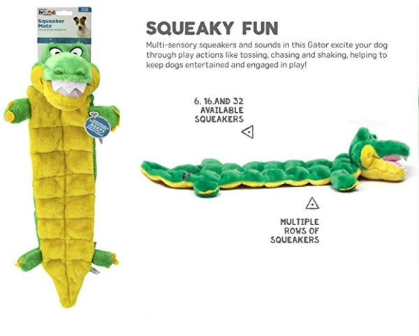Purchase Outward Hound Squeaker Matz, Squeaker Palz, Bubble Palz - Squeaky Plush Dog Toys on Amazon.com