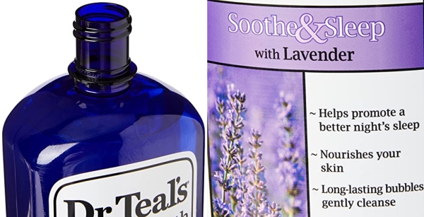 Purchase Dr Teals Foaming Bath with Pure Epsom Salt, Soothe & Sleep with Lavender, 34 Ounces on Amazon.com