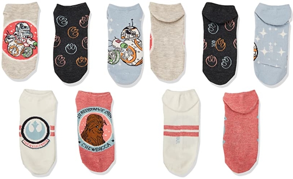 Purchase Star Wars Women's 5 Pack No Show Socks on Amazon.com