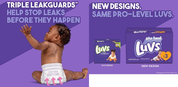 Purchase Diapers Newborn/Size 1 (8-14 lb), 252 Count - Luvs Ultra Leakguards Disposable Baby Diapers, ONE MONTH SUPPLY on Amazon.com