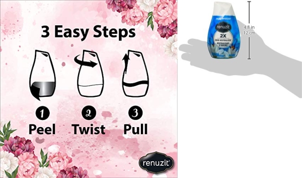 Purchase Renuzit Gel Air Freshener, Pure Breeze, 7.0 Ounce on Amazon.com