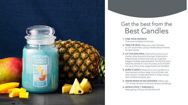 Purchase Yankee Candle Large Jar Candle Bahama Breeze on Amazon.com