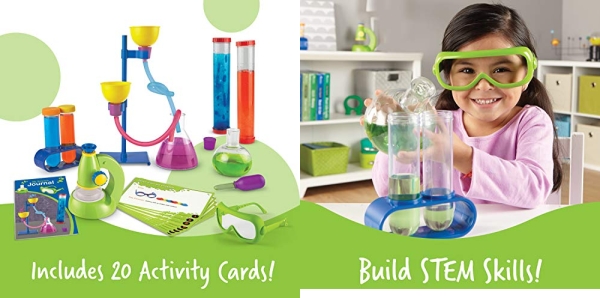 Purchase Learning Resources Primary Science Deluxe Lab Set, Science Kit, 45 Piece Set, Ages 3+ on Amazon.com