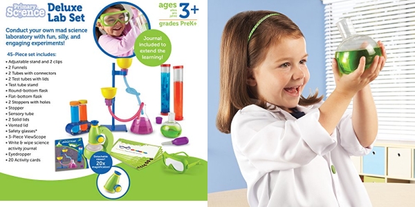 Purchase Learning Resources Primary Science Deluxe Lab Set, Science Kit, 45 Piece Set, Ages 3+ on Amazon.com