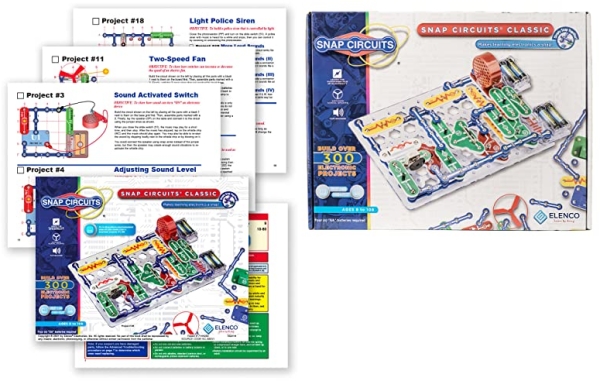 Purchase Snap Circuits Classic SC-300 Electronics Exploration Kit, Over 300 Projects on Amazon.com