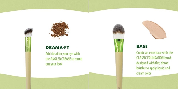 Purchase EcoTools Holiday Vibes Makeup Brush Gift Set with Travel Brush Bag, Stocking Stuffer, Set of 6 on Amazon.com