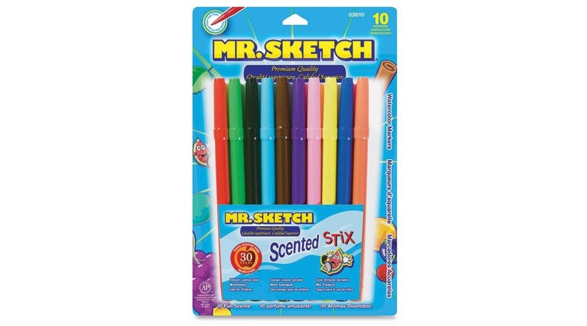 Purchase Mr. Sketch Scented Stix Markers, Fine Tip, Assorted Colors, 10-Count at Amazon.com