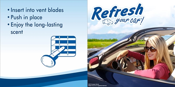 Purchase Refresh Your Car! Vent Sticks, Rejuvenating Ocean Breeze, 4-Pack on Amazon.com