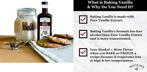 Purchase Watkins All Natural Original Gourmet Baking Vanilla, with Pure Vanilla Extract, 11 ounces Bottle on Amazon.com