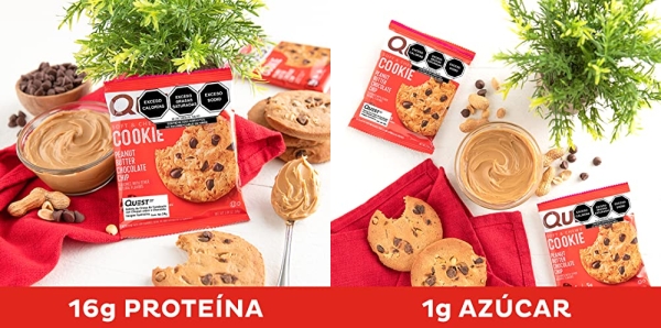 Purchase Quest Nutrition Peanut Butter Chocolate Chip Protein Cookie, Keto Friendly, High Protein, Low Carb, 12 Count Per Box on Amazon.com