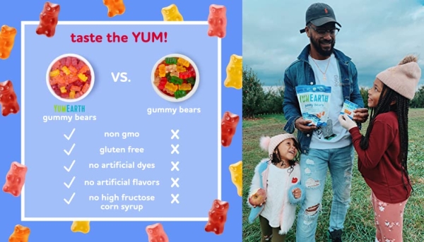Purchase YumEarth Gluten Free Gummy Bears, Assorted Flavors, 2.5 Oz Bag - Allergy Friendly, Non GMO on Amazon.com