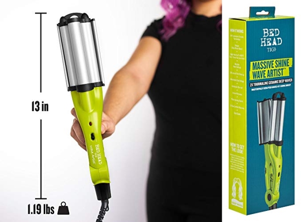 Purchase Bed Head Wave Artist Ceramic Deep Hair Waver for Beachy Waves, Green on Amazon.com