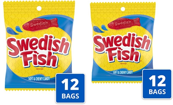 Purchase Swedish Fish Flavor Candy, Pack of 12 on Amazon.com