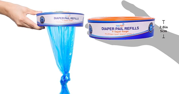 Purchase ChoiceRefill Compatible with Diaper Genie Pails, 4-Pack, 1080 Count on Amazon.com