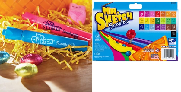 Purchase Mr. Sketch Chiseled Tip Marker, 22 Assorted Scented Markers on Amazon.com